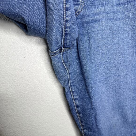 Levi's Womens Size 32 Ribcage Straight Ankle Medium Wash Denim Blue Casual - Picture 12 of 15